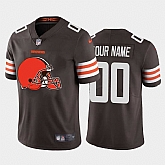 Nike Browns Customized Brown Team Big Logo Vapor Untouchable Limited Jersey,baseball caps,new era cap wholesale,wholesale hats